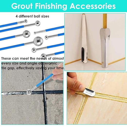 25-Piece Premium Grout Removal Tool Kit – Heavy-Duty Tile Grout Saw, Caulking - Image 5