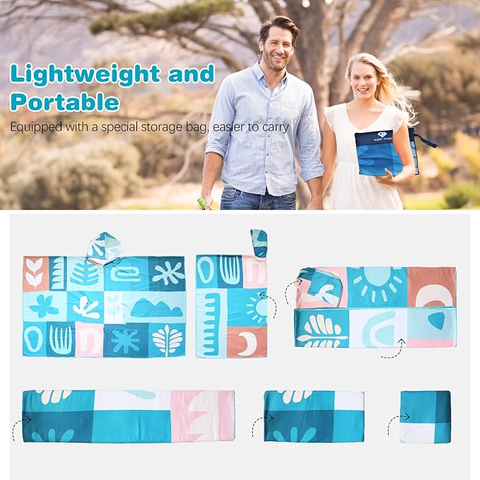 PY SUPER MODE Beach Hooded Towel Oversized - Image 9