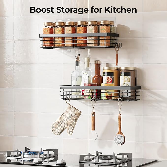 Orimade Shower Caddy with 5 Hooks - Image 8