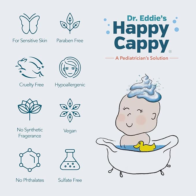 Happy Cappy Daily Medicated Shampoo and Body Wash Bundle - Image 7