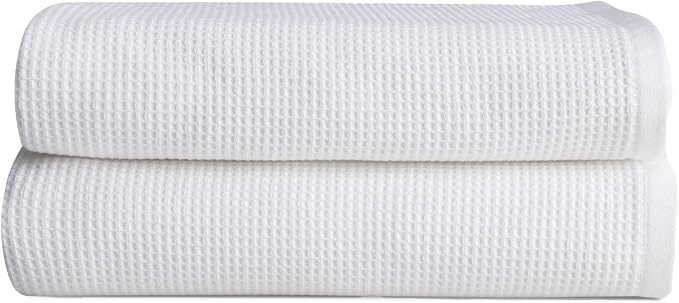 Cozy Earth Waffle Bath Sheets by CozyEarth