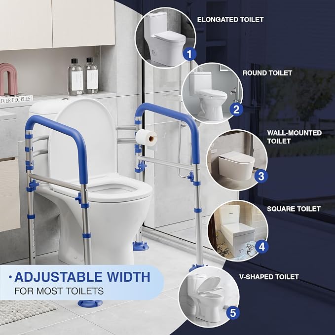 Foldable Toilet Safety Rails for Seniors - Image 5
