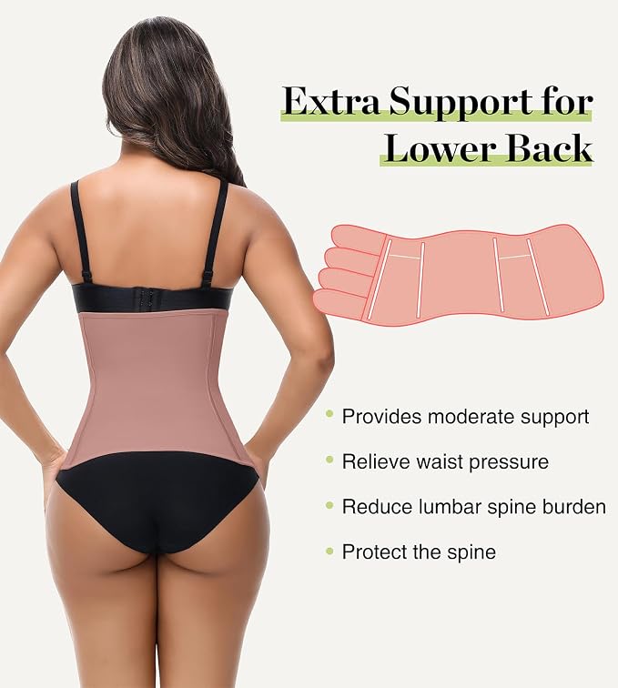 SHAPSHE Waist Trainer for Women Postpartum Recovery Wrap Waist Cincher Corset - Image 3