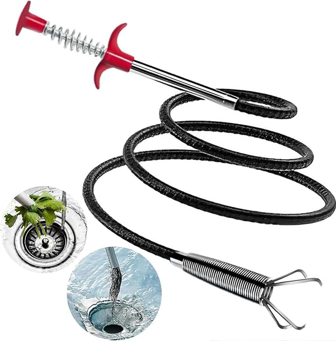 Drain Snake 116 Inch Flexible Claw Grabber Tool by Unknown