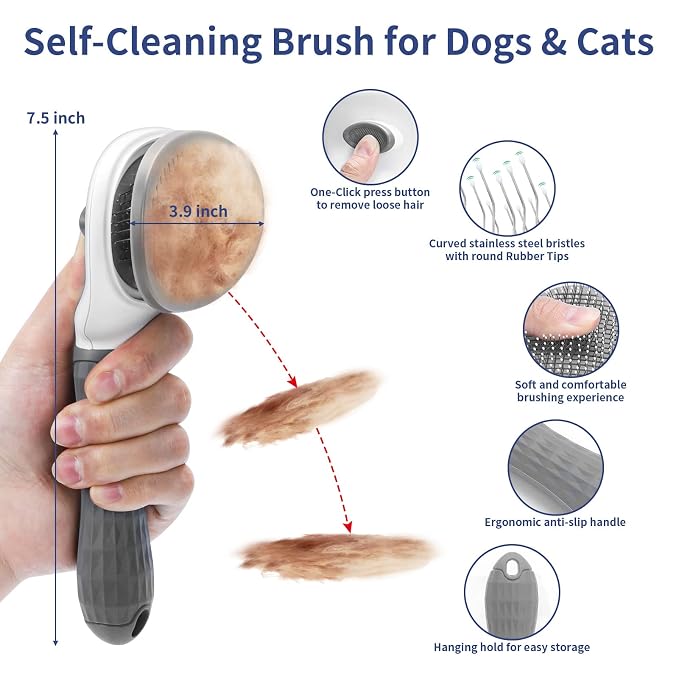 Dog Brush Grooming Kit 5 PCS - Image 3