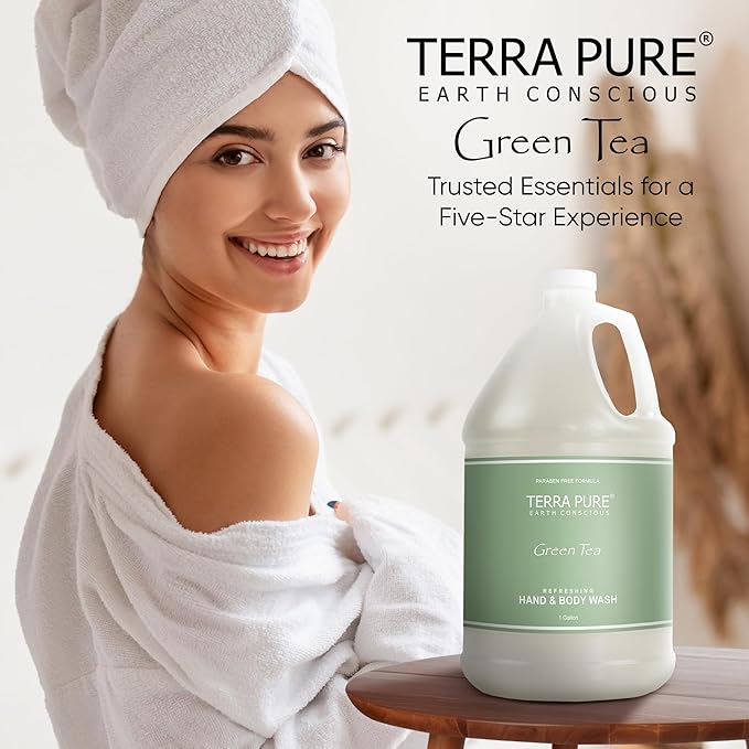 Terra Pure Hotel Body Wash/Hand Soap | One Gallon | Designed to Refill Soap - Image 7