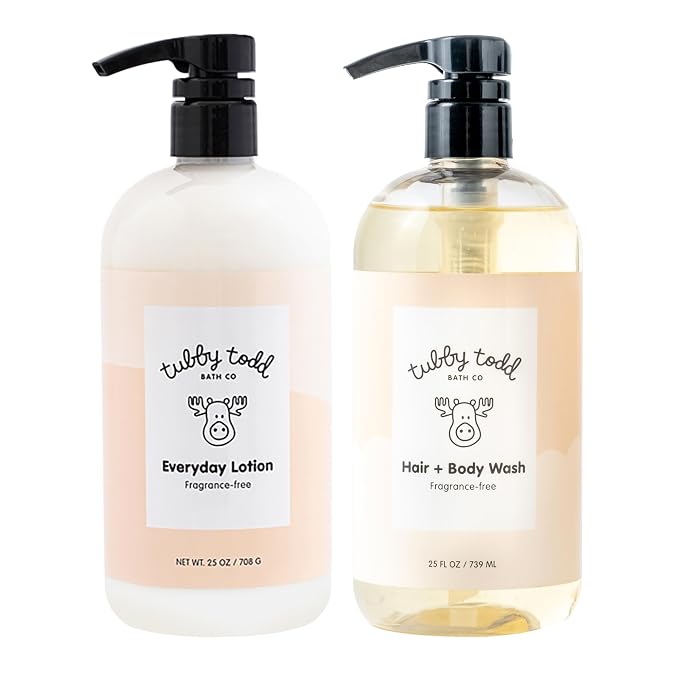 Tubby Todd's Baby Body Wash and Lotion Set by TubbyTodd
