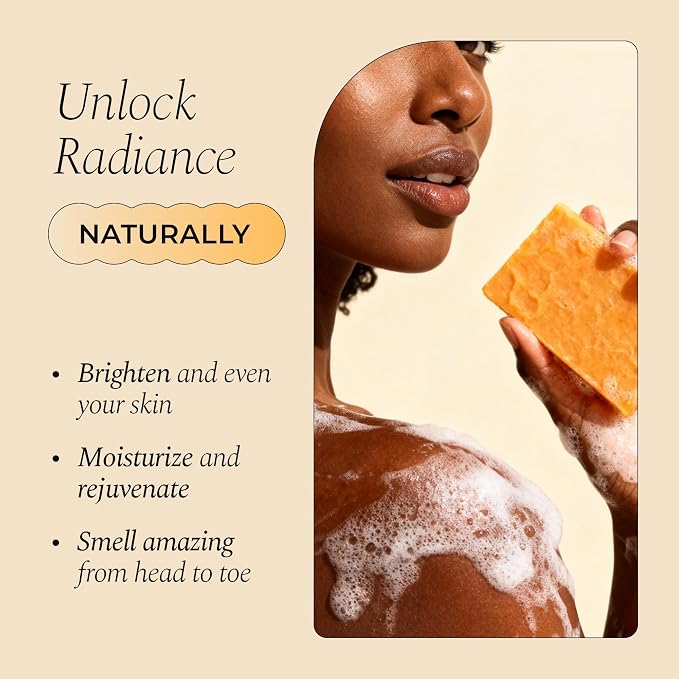 Glo Melanin Organic Turmeric Soap - Image 2
