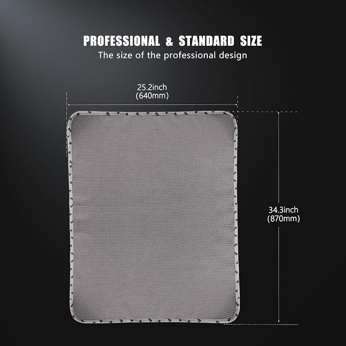 SPTA Microfiber Drying Towel, Waffle-Weave Highly Absorbent, Scratch Free - Image 3