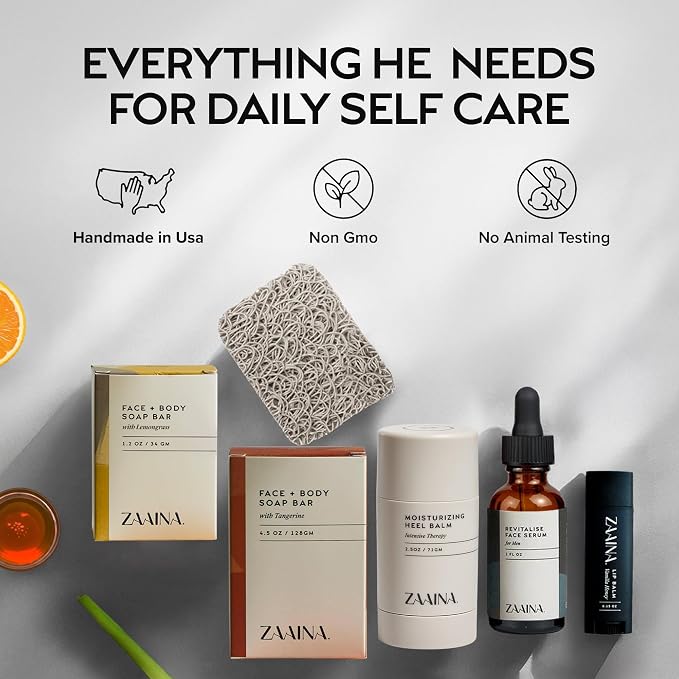 ZAAINA Men’s Self Care Package, Relaxation Spa Gift Set - Image 3