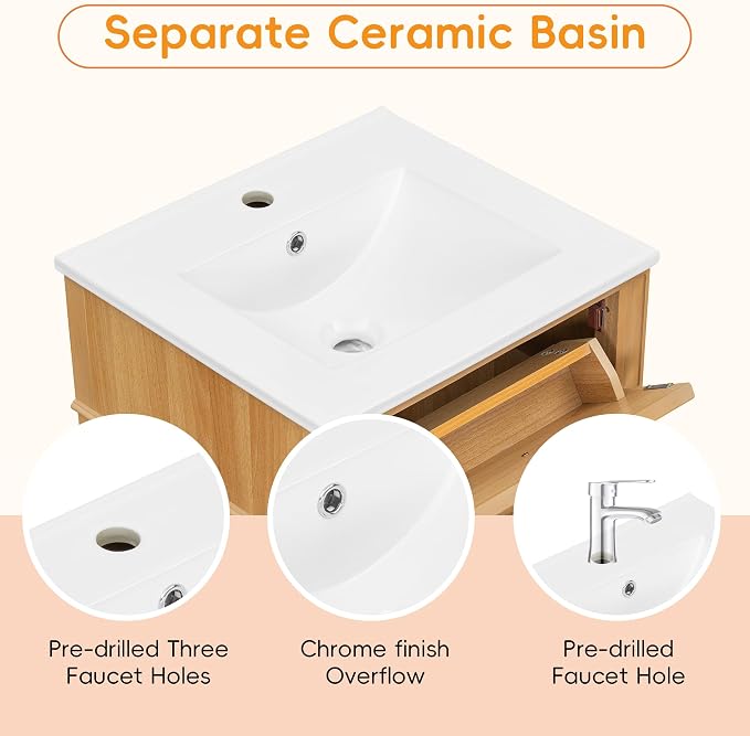 Linique 20" Bathroom Vanity - Image 6