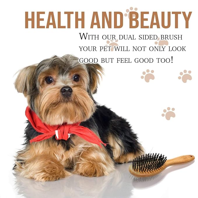 KylePet Dog Brush, Double Sided Pet Slicker Brush - Image 8