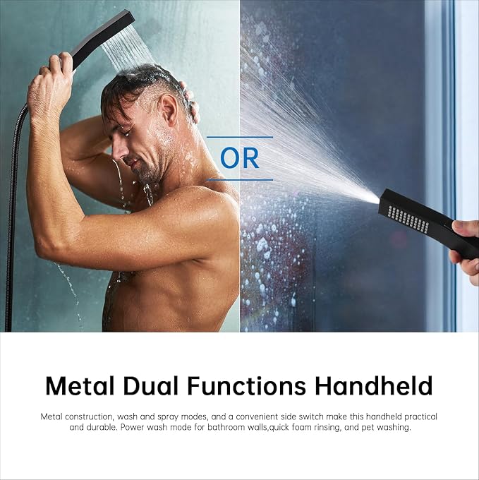 G-Promise All Metal 10 Inches Rain Shower Head - Image 2