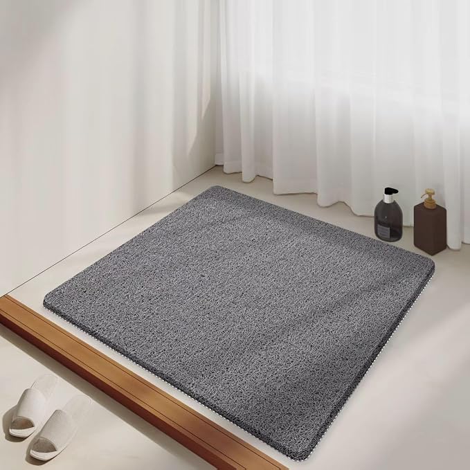 Mecko Square Non-Slip Shower Mats by Mecko
