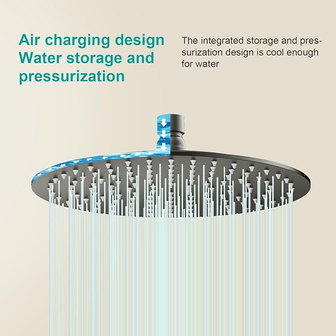 All Metal Rain Shower Head - Image 5