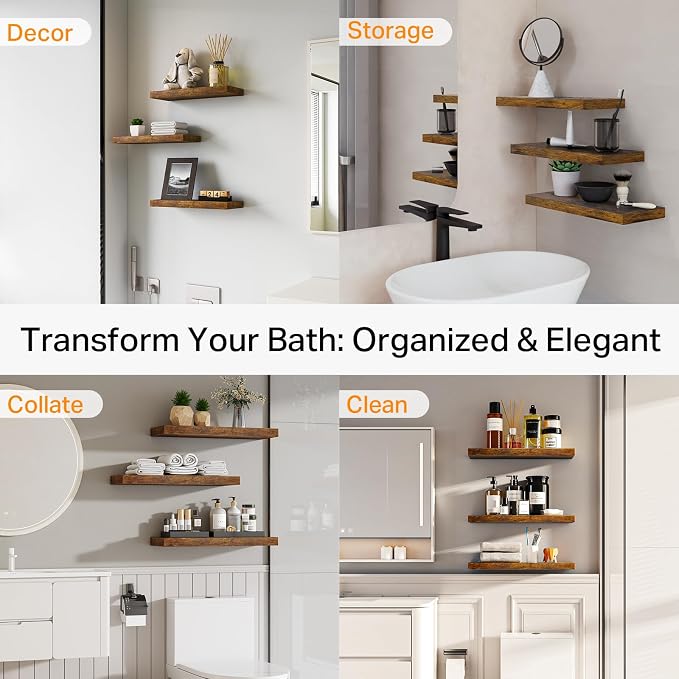 BAYKA Floating Shelves Bathroom - Image 7