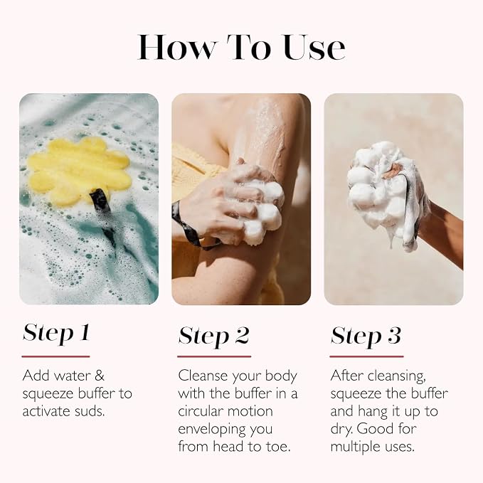 Spongellé He'e Berry Hawaiian Buffer | Body Wash Infused Sponge - Image 6