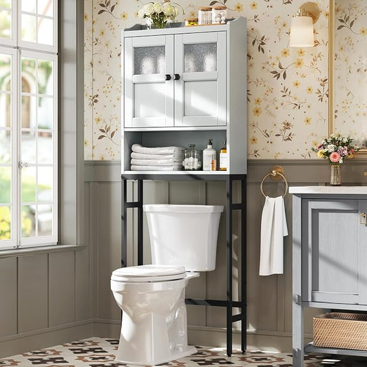 Over The Toilet Storage Cabinet, Bathroom Organizer Over Toilet by MXARLTR