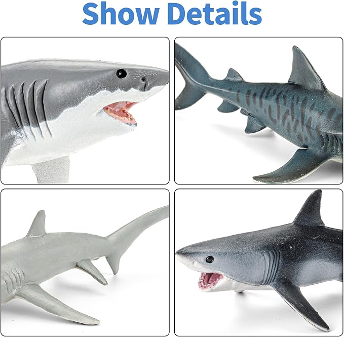 Shark Toys for Kids, Birthday Party Favors & Gifts for Toddlers Boys Girls - Image 8