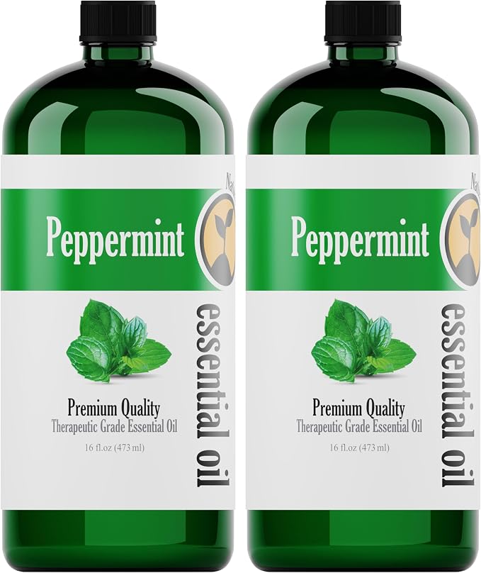 Peppermint Essential Oil 2-Pack – Therapeutic Grade – Candle Making – by Natures-Star
