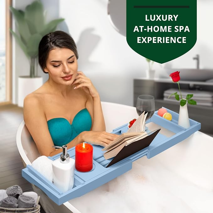 ROYAL CRAFT WOOD Non-Foldable Bathtub Tray - Image 6