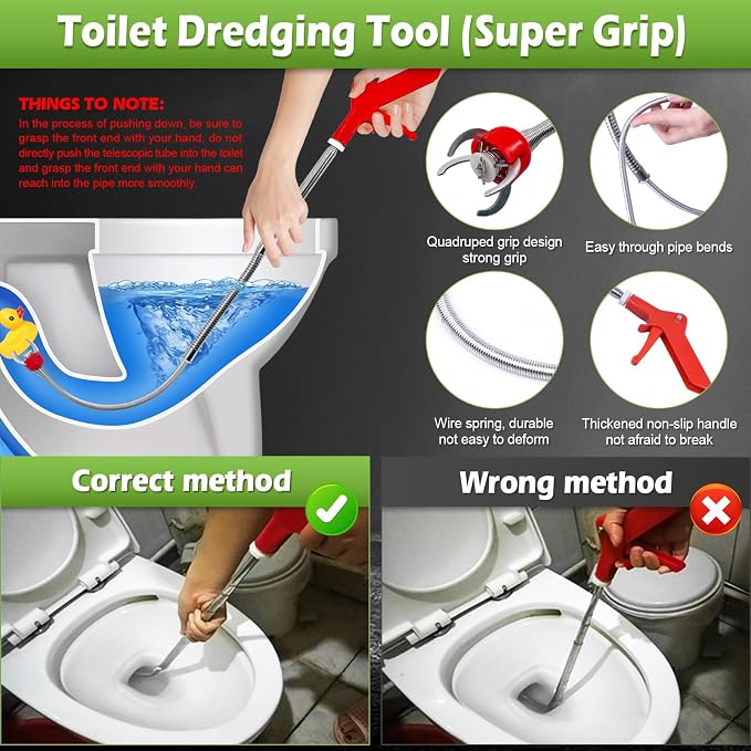 51 Inch Toilet Auger Snake - Image 3