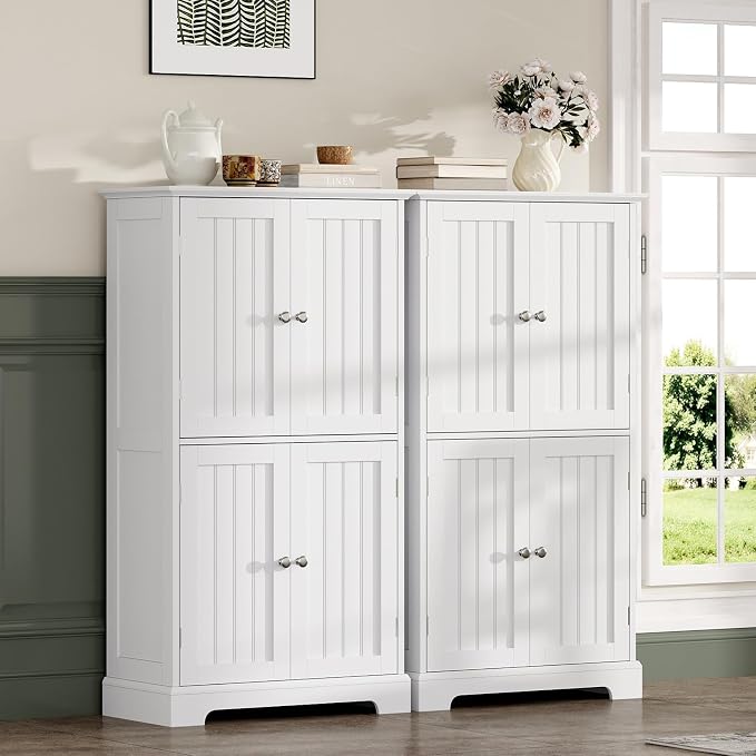 ChooChoo Bathroom Floor Cabinet, Modern Bathroom Storage Cabinet - Image 7
