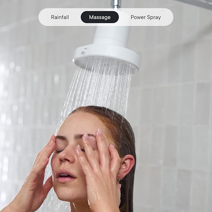 Qure Shower Filter Head for Hard Water, healthier Hair, Skin & Nails, High - Image 5