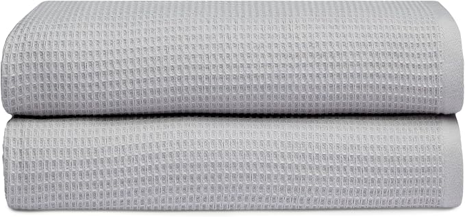 Cozy Earth Waffle Bath Towels by CozyEarth