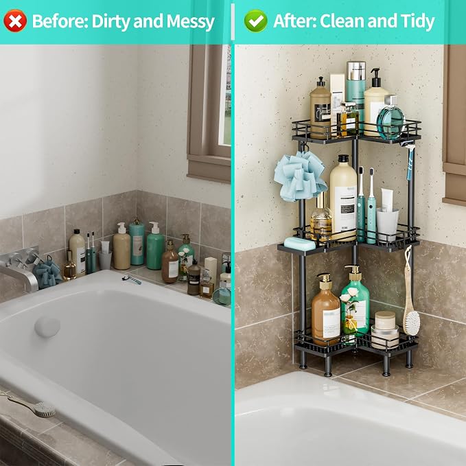 HapiRm Corner Shower Caddy Standing - Image 5