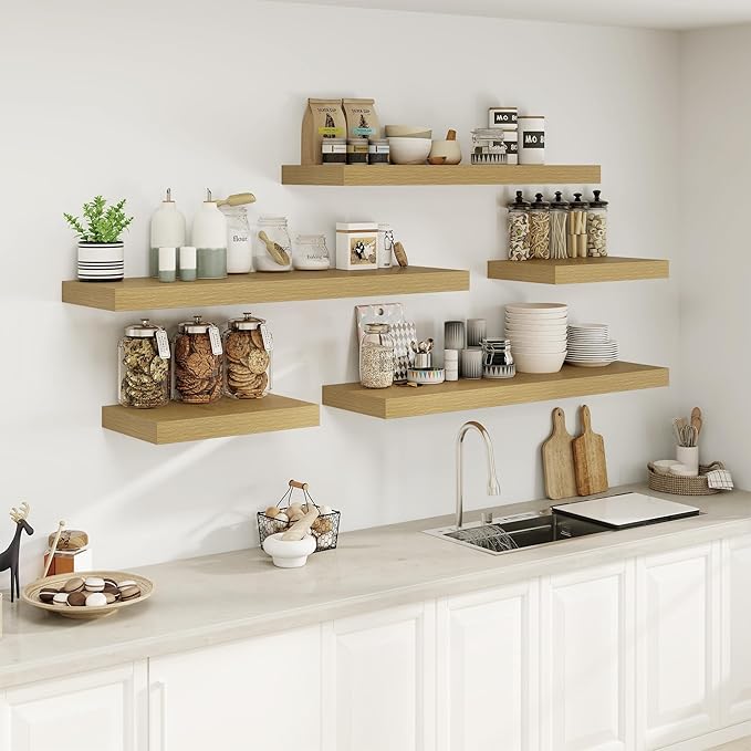 12" Deep Bathroom Floating Shelves - Image 7