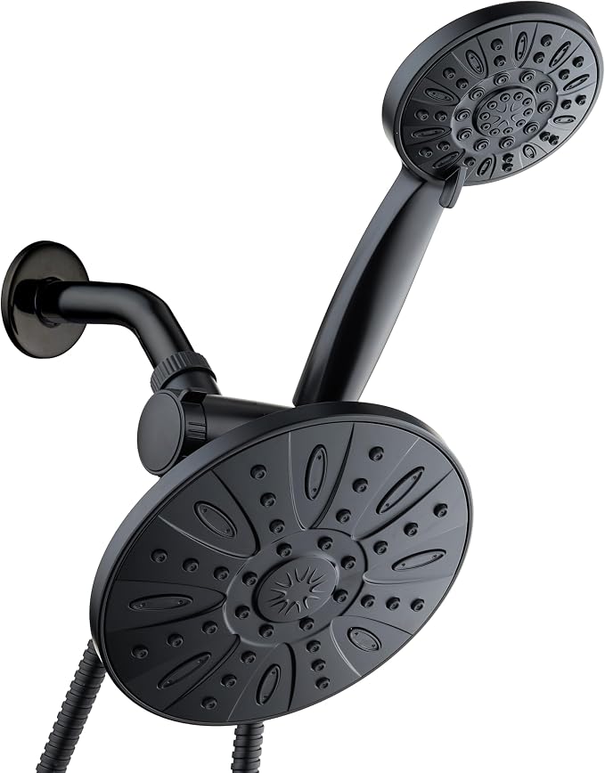 AquaDance 7" Premium High Pressure 3-Way Rainfall Combo Combines The Best of by AquaDance