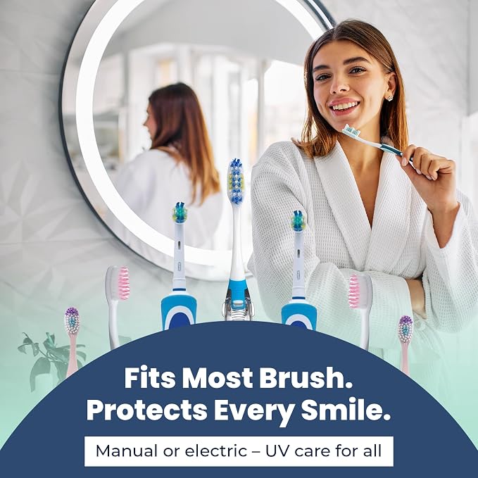 UV Toothbrush Sanitizer Holder & Cleaner - Image 6