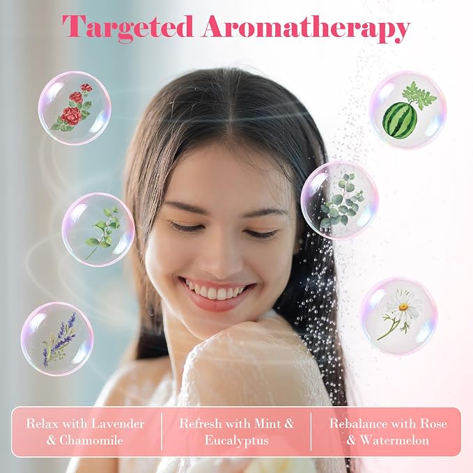 W&E Choice Shower Steamers Aromatherapy 18 Pcs- Shower Bombs - Image 4