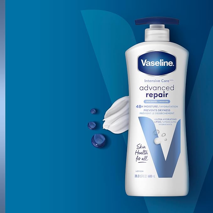 Vaseline Intensive Care Unscented Advanced Repair Body Lotion - Image 13