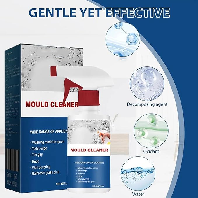 2Pcs Mould Cleaner Spray, Powerful Multi-purpose Foam Cleaner, Mould Cleaner - Image 5