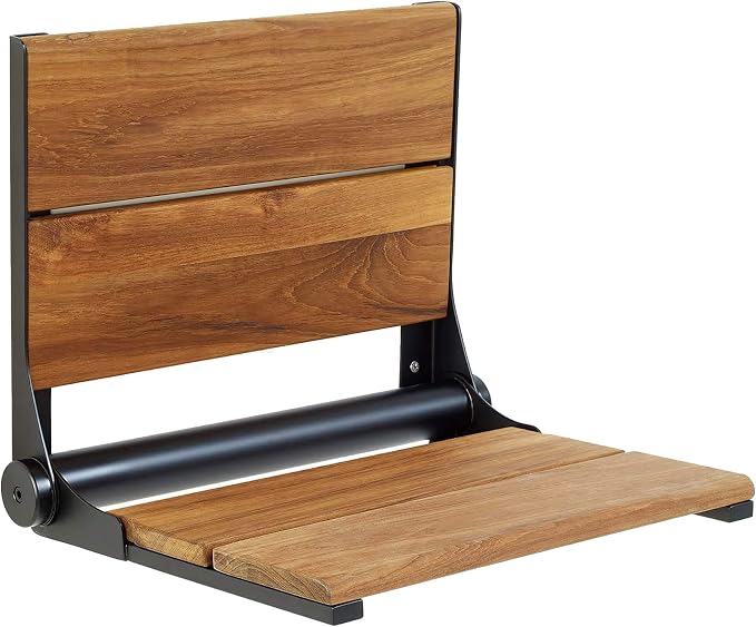 Teak Shower Seat by Grab+Bar+Specialists