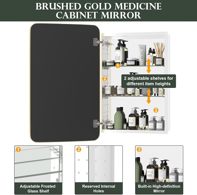 WallBeyond WallByond Bathroom Medicine Cabinet - Image 3
