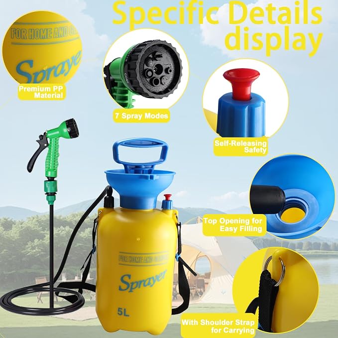 Finderomend Portable Shower for Camping - Image 5