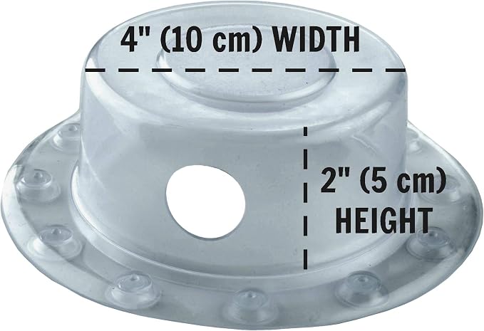 SlipX Solutions Bottomless Bath Overflow Drain Cover - Image 5