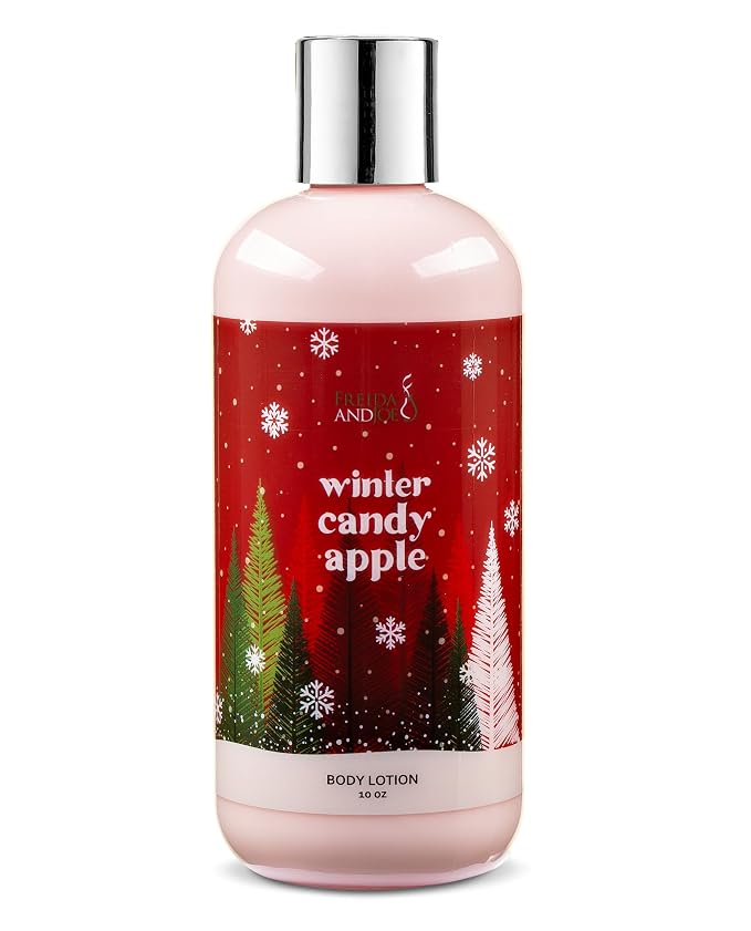 Freida & Joe Winter Candy Apple Body Lotion & Body Mist Bundle – 10oz Hydrating - Image 3