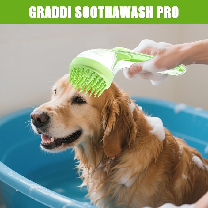 Pet Bathing Brush – Gentle Dog And Cat Scrubber - Image 3