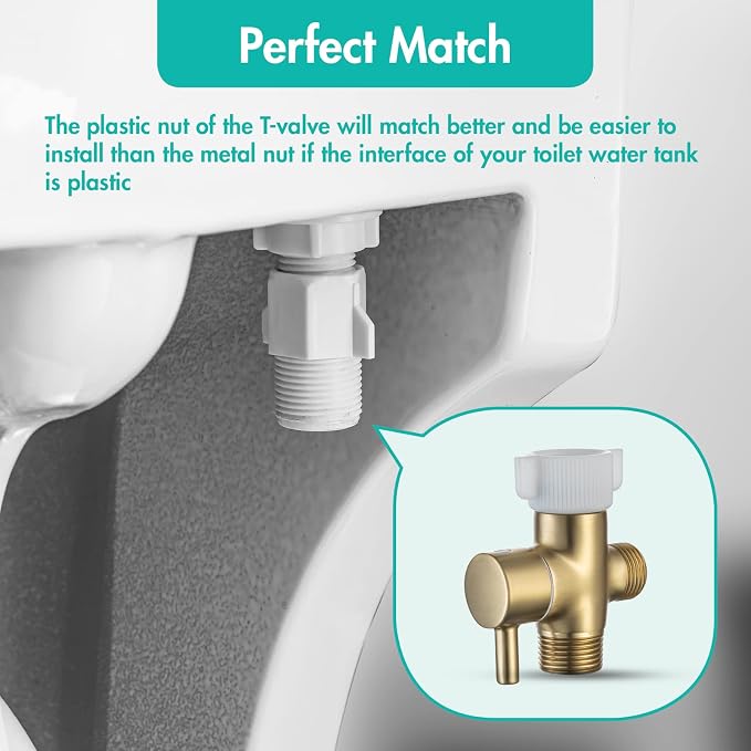 BARROCK Handheld Bidet Sprayer for Toilet, Stainless Steel Metal Made Baby - Image 6