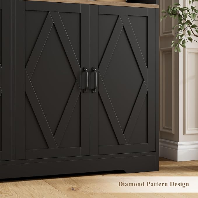 HOSTACK 71" Tall Pantry Cabinet, Large Kitchen Hutch - Image 7