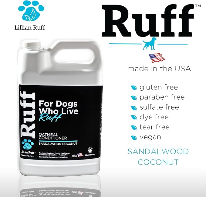 Ruff by Lillian Ruff Sandalwood Coconut Oatmeal Conditioner - Image 5