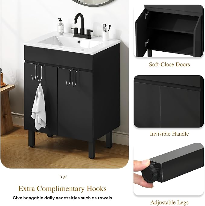 YITAHOME 24 Inch Bathroom Vanity - Image 4