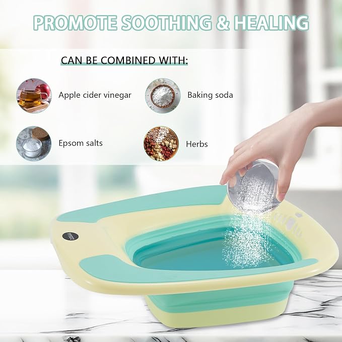 Sitz Bath, Sitz Bath for Toilet Seat, Sitz Bath for Hemorrhoids, Sitz Bath for - Image 5