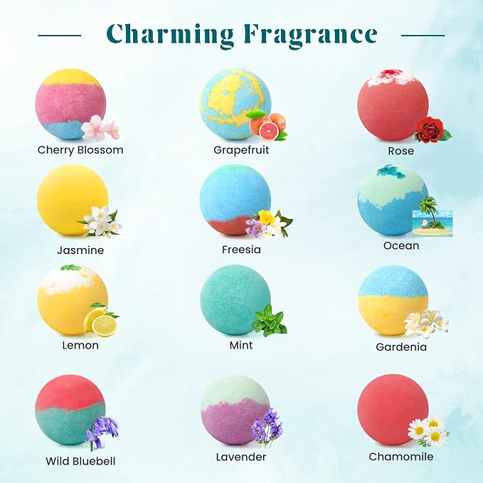 Bath Bombs for Women, Stocking Stuffers, Bath Bomb - Image 3