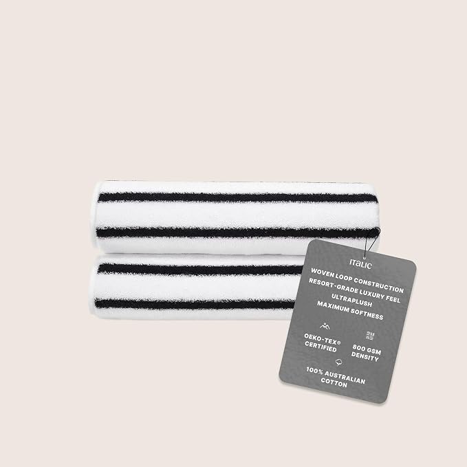Italic Ultraplush 100% Australian Cotton Hand Towels - Image 2