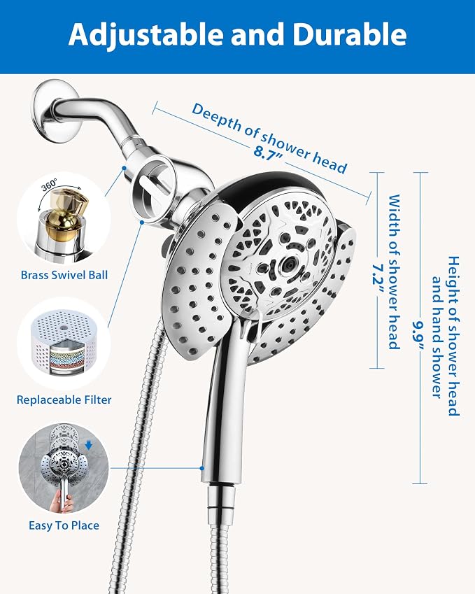 2-in-1 Filtered Shower Head - Image 7